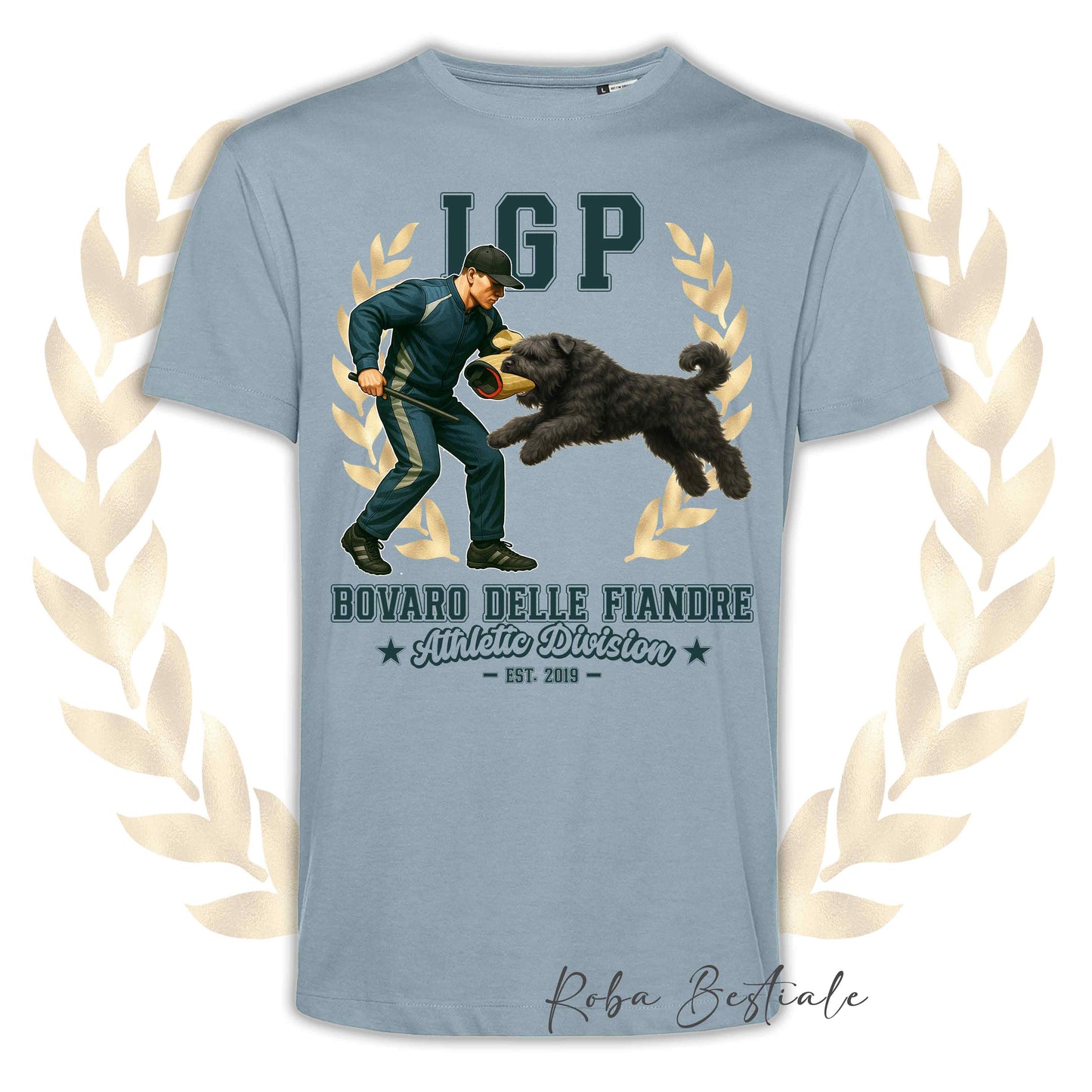 T-Shirt IGP ATTACK - BOVARO DELLE FIANDRE - Uomo o Donna, disponibile in tanti colori - dalla XS alla 5XL