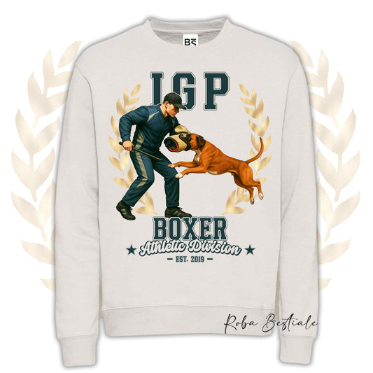 Felpa Invernale IGP ATTACK - BOXER Fulvo - Girocollo, Unisex, in tanti colori! - dalla XS alla 3XL