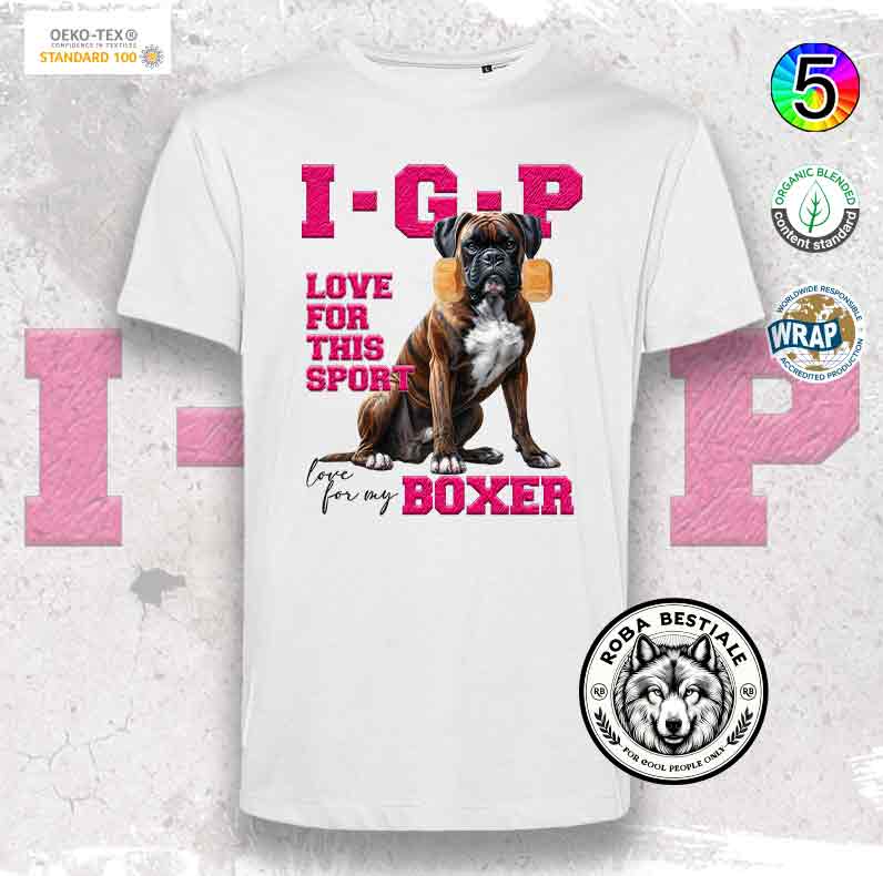 T-Shirt IGP LOVE - BOXER Tigrato
