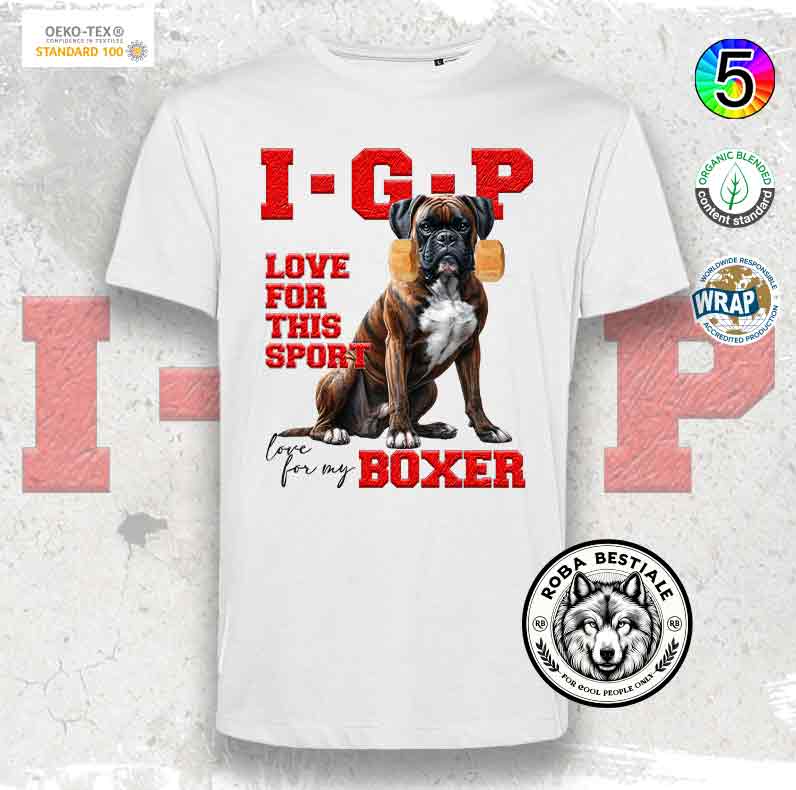 T-Shirt IGP LOVE - BOXER Tigrato