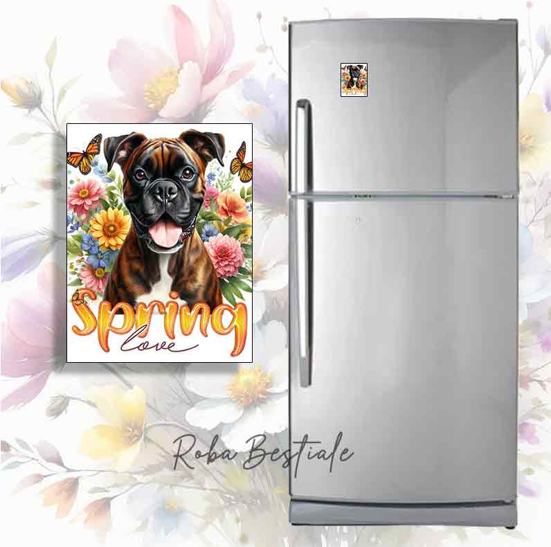 Magnete SPRING LOVE - BOXER Tigrato