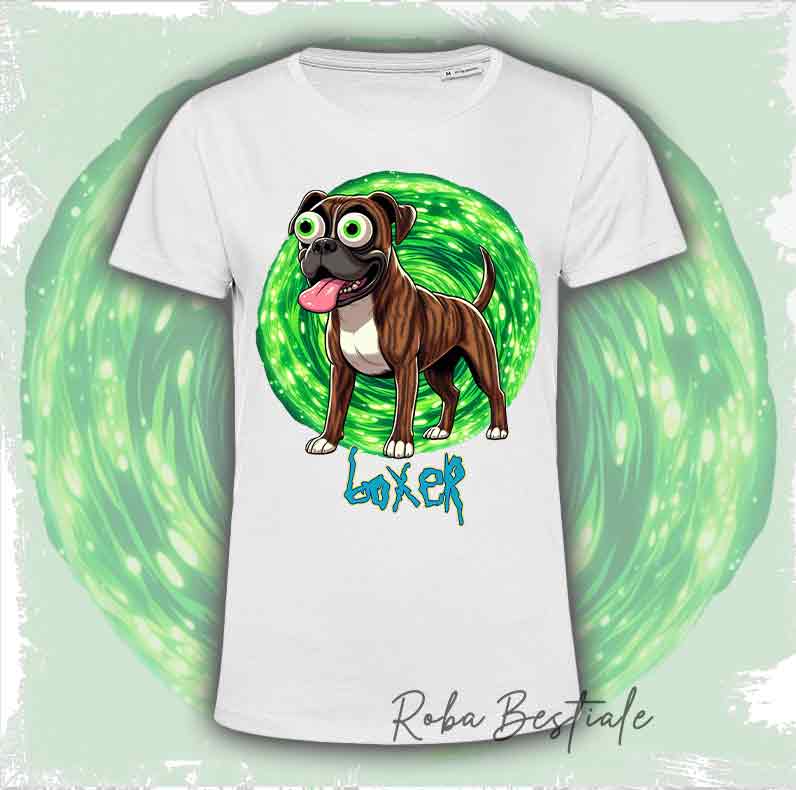 T-Shirt RICK & MORTY - BOXER Tigrato
