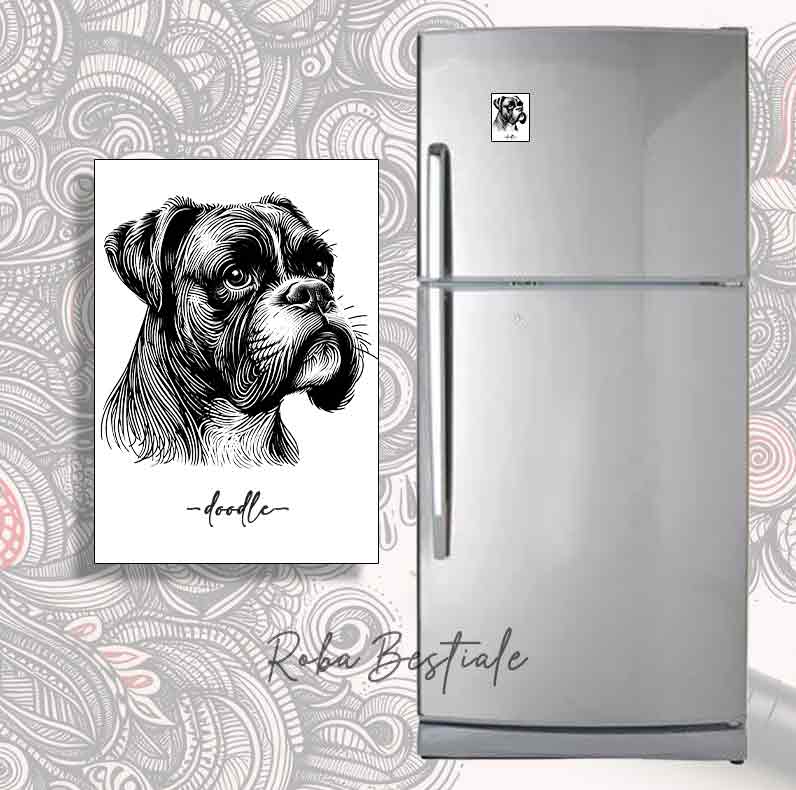 Magnete DOODLE - BOXER Fulvo