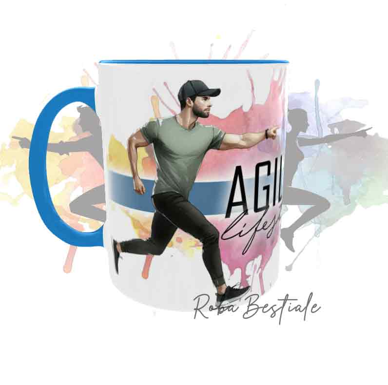 AGILITY Lifestyle Mug - AUSTRALIAN CATTLE DOG Red - "GIRL" or "BOY" Design