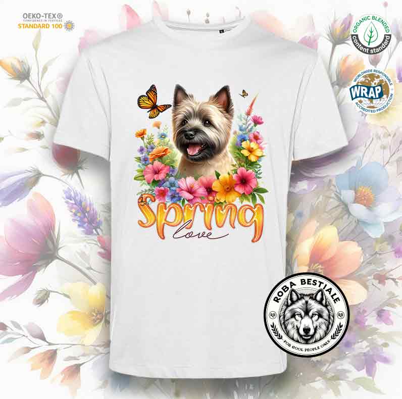 SPRING LOVE T-Shirt - CAIRN TERRIER