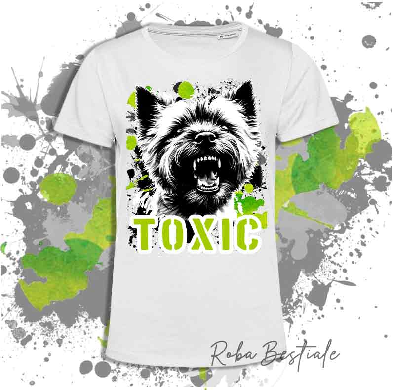 T-Shirt TOXIC - CAIRN TERRIER