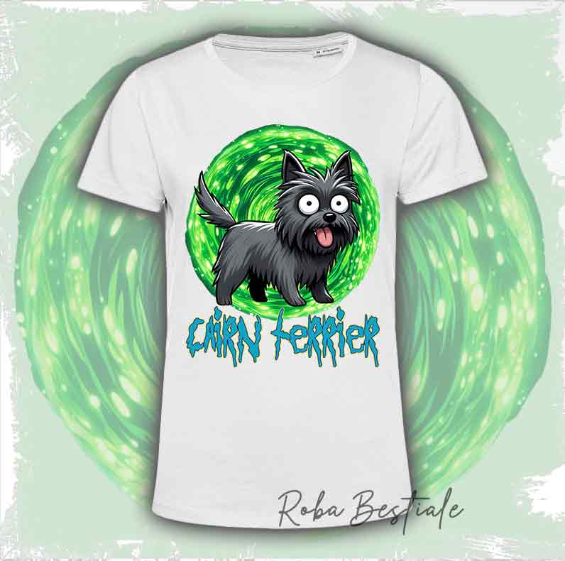 RICK & MORTY T-Shirt - CAIRN TERRIER