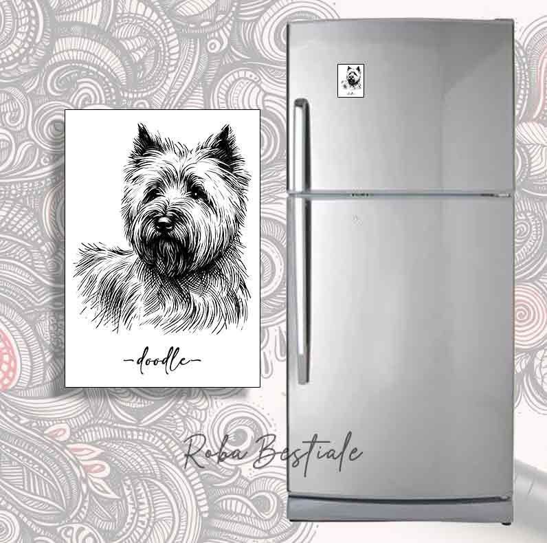 DOODLE magnet - CAIRN TERRIER