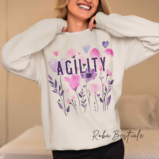 Felpa CANDY - AGILITY - 6 Colori disponibili  - Unisex - dalla XS alla 3XL