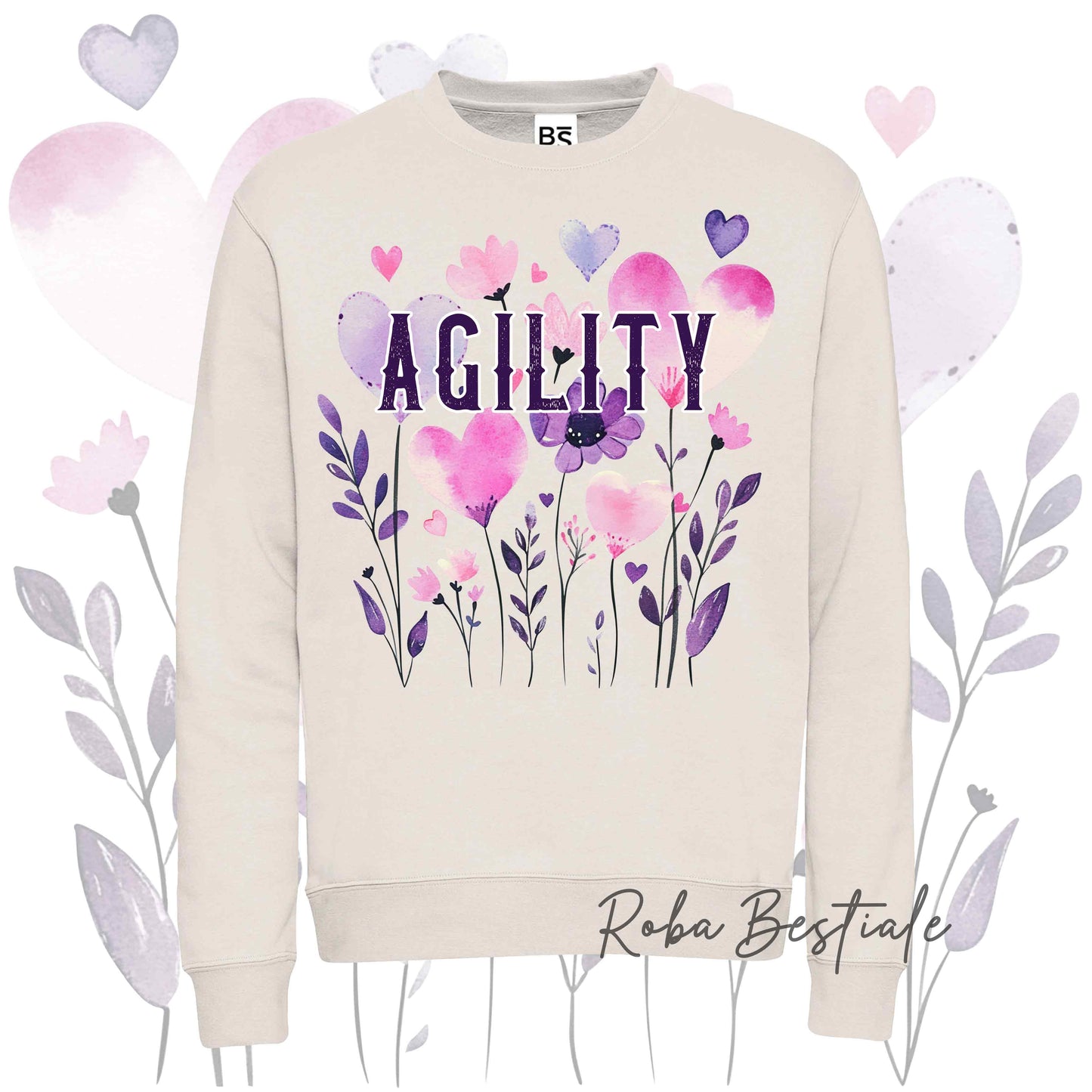 Felpa CANDY - AGILITY - 6 Colori disponibili - Unisex - dalla XS alla 3XL