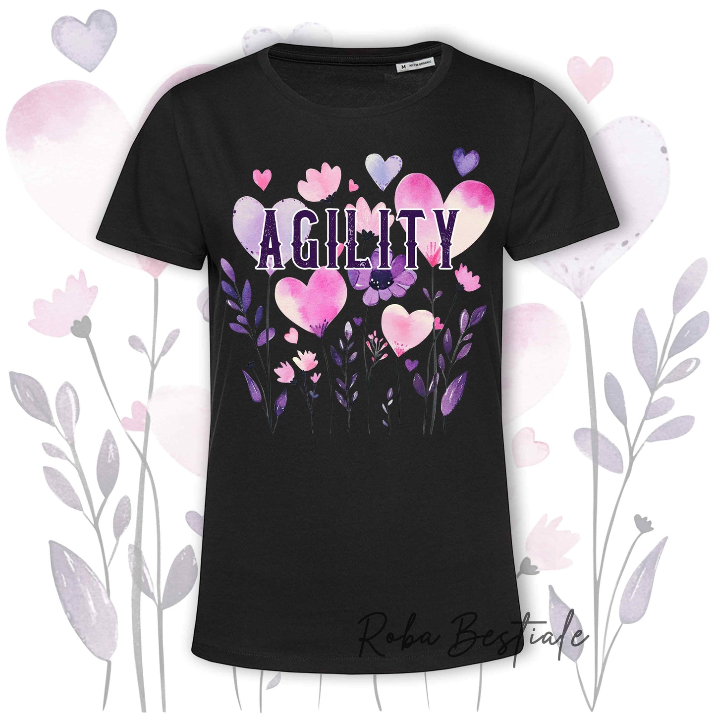 T-Shirt CANDY - AGILITY - 6 COLORI DISPONIBILI - Uomo o Donna, 100% Cotone, dalla XS alla 5XL