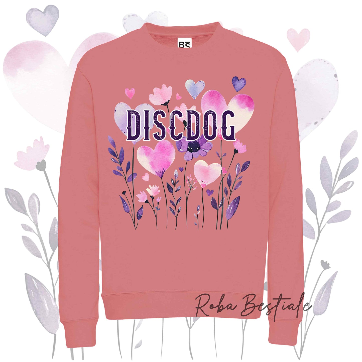 Felpa CANDY - DISC DOG - 6 Colori disponibili - Unisex - dalla XS alla 3XL