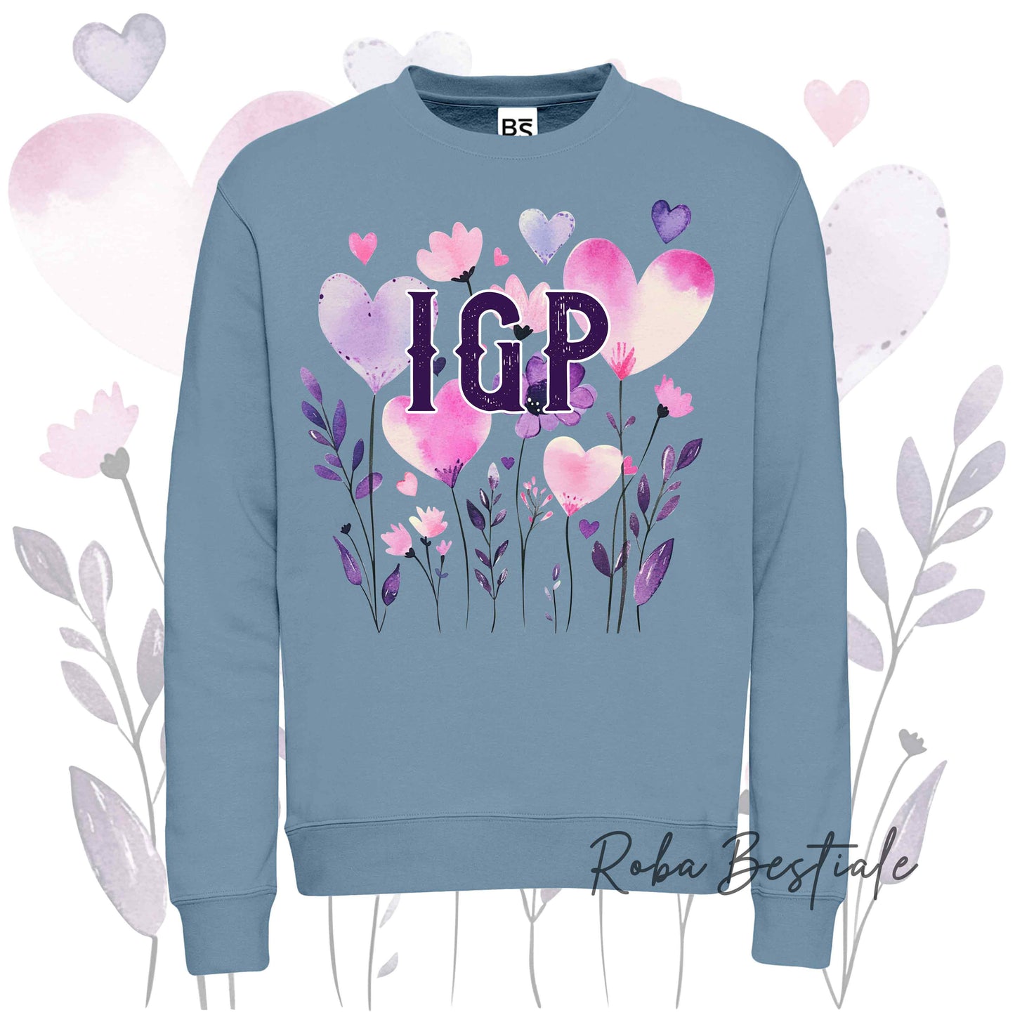 Felpa CANDY - IGP - 6 Colori disponibili - Unisex - dalla XS alla 3XL