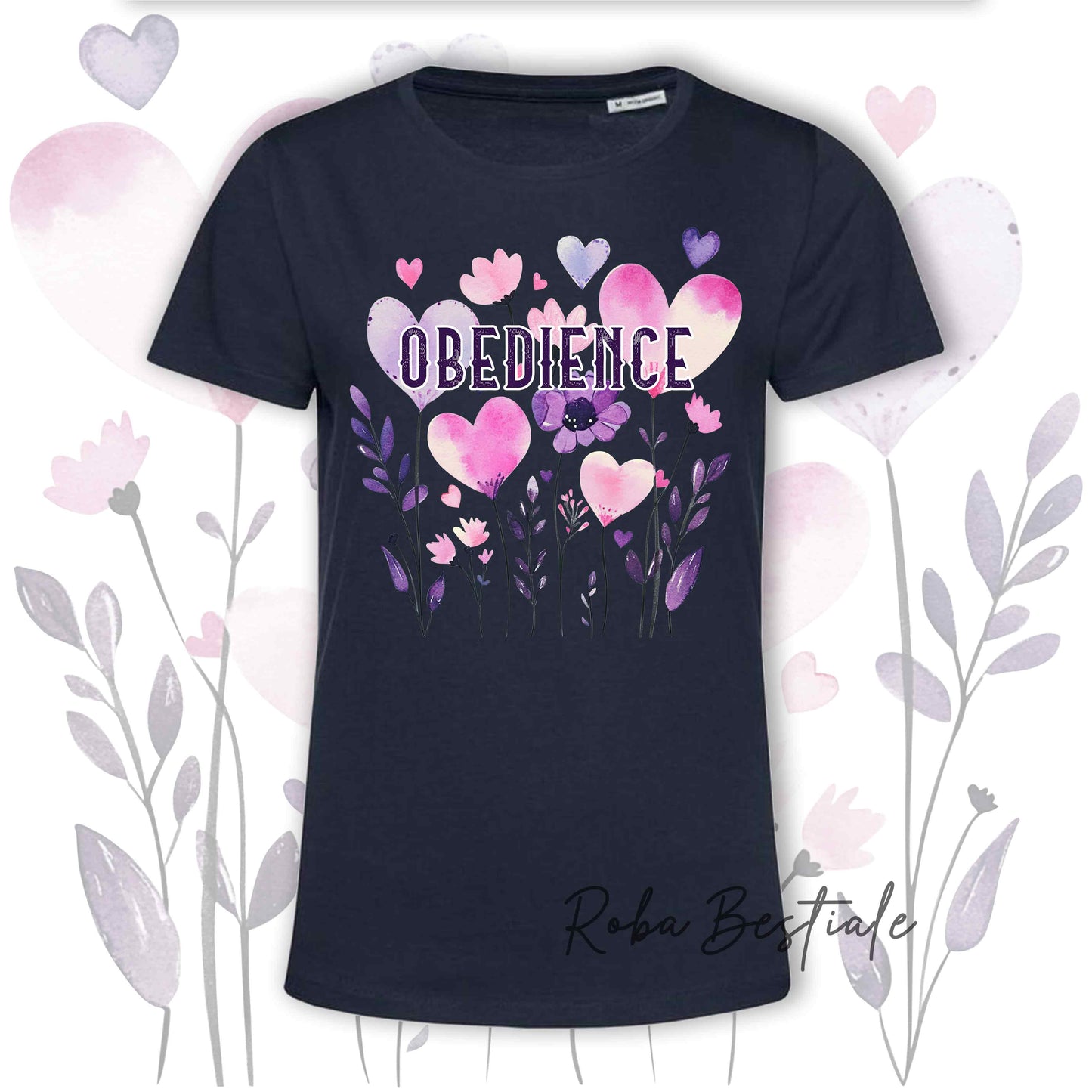 T-Shirt CANDY - OBEDIENCE - 6 COLORI DISPONIBILI - Uomo o Donna, 100% Cotone, dalla XS alla 5XL