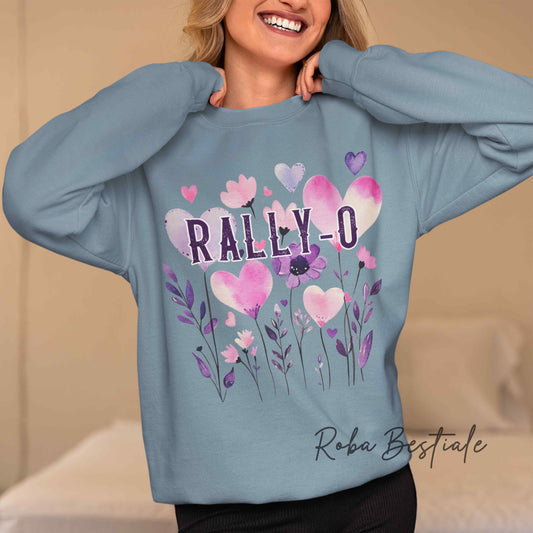 Felpa CANDY - RALLY-O - 6 Colori disponibili  - Unisex - dalla XS alla 3XL