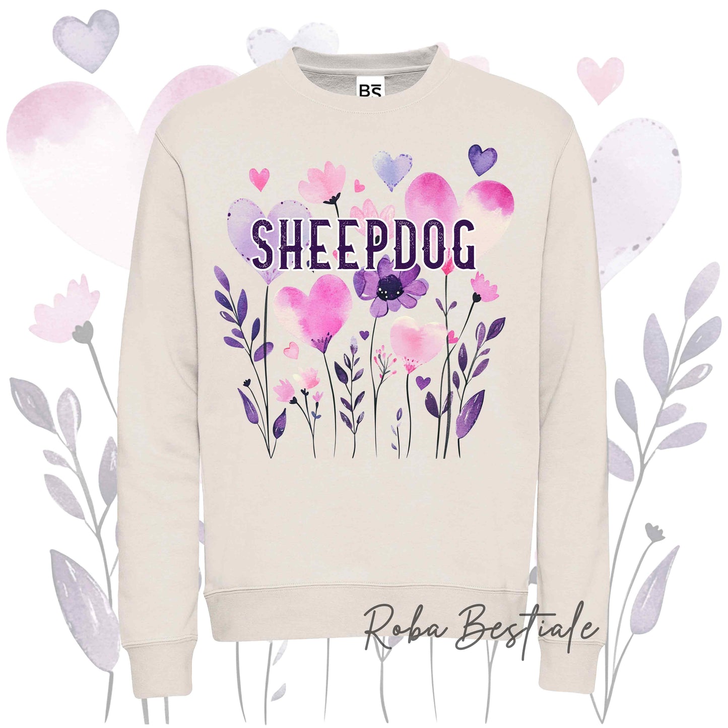 Felpa CANDY - SHEEPDOG - 6 Colori disponibili - Unisex - dalla XS alla 3XL