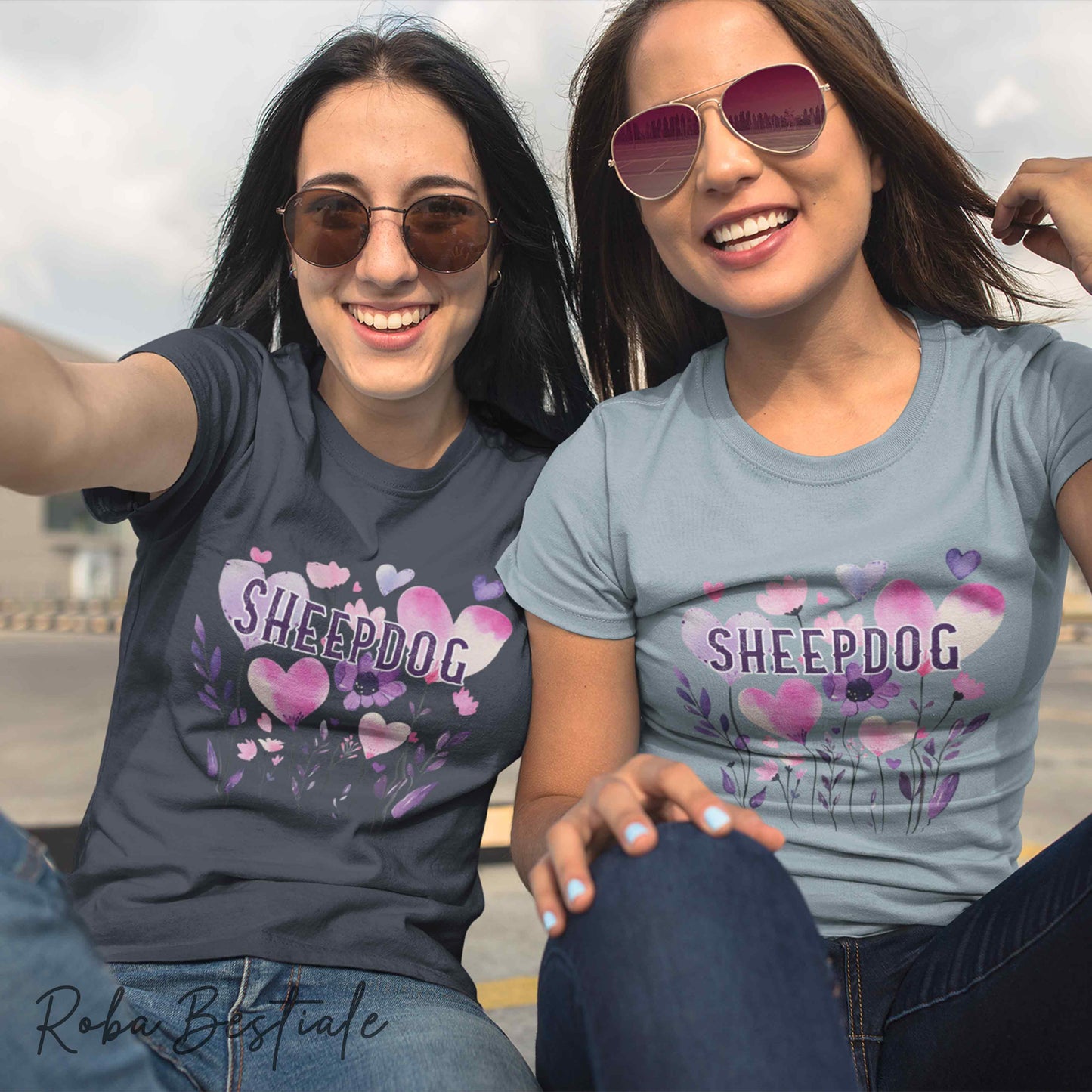 T-Shirt CANDY - SHEEPDOG - 6 COLORI DISPONIBILI - Uomo o Donna, 100% Cotone, dalla XS alla 5XL