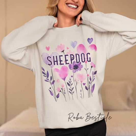 Felpa CANDY - SHEEPDOG - 6 Colori disponibili  - Unisex - dalla XS alla 3XL