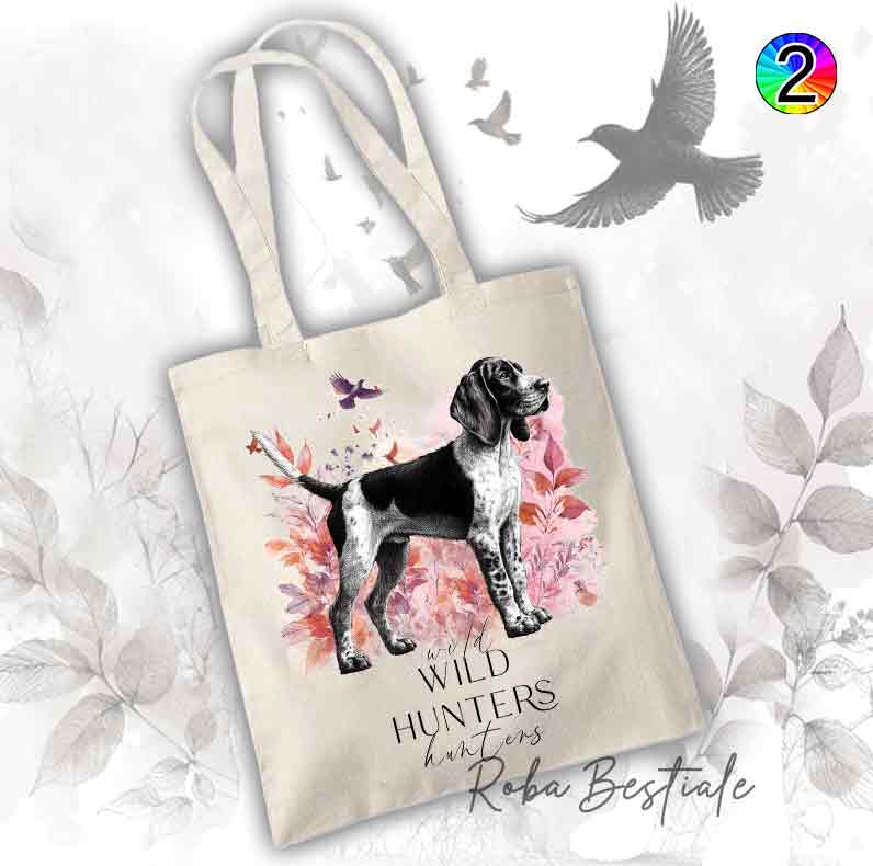 Shopper WILD HUNTERS - CANE DA FERMA TEDESCO a Pelo Corto - KURZHAAR