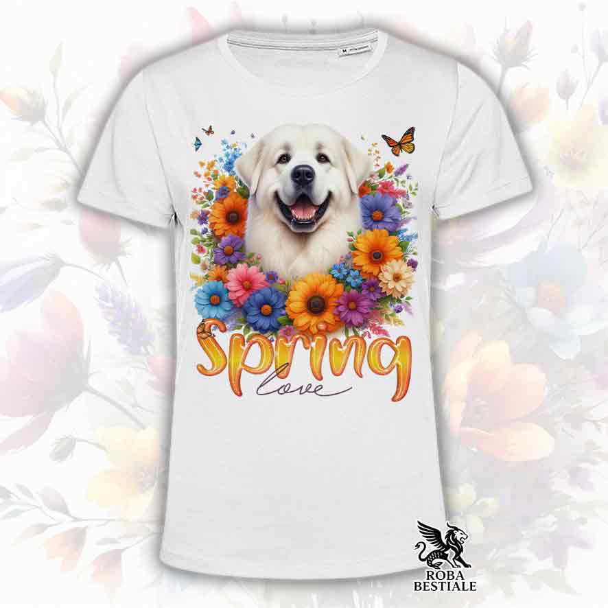 SPRING LOVE T-Shirt - PYRENEES MOUNTAIN DOG