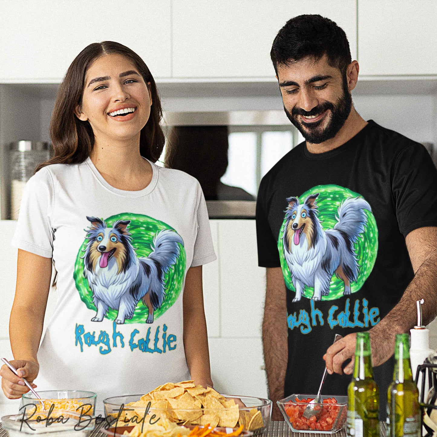 RICK & MORTY T-Shirt - SCOTTISH COLLIE