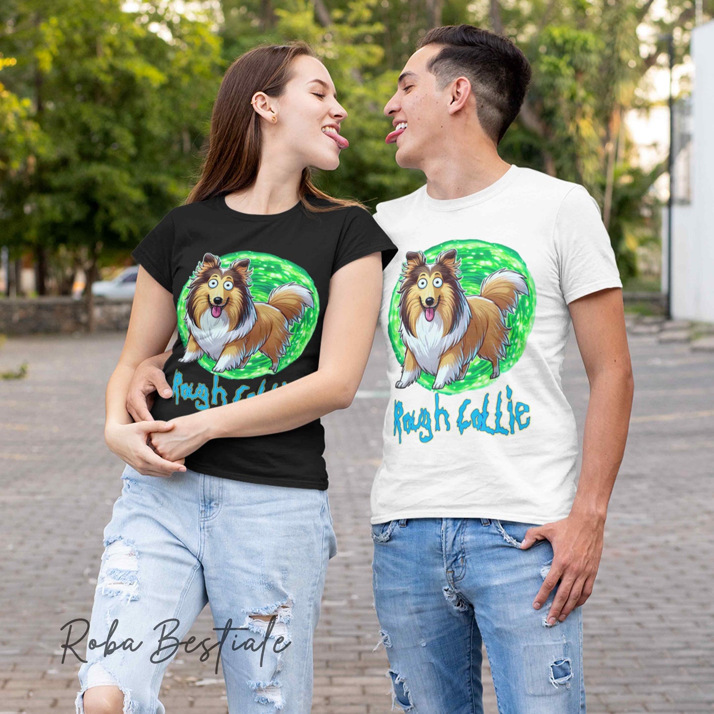 RICK & MORTY T-Shirt - SCOTTISH COLLIE