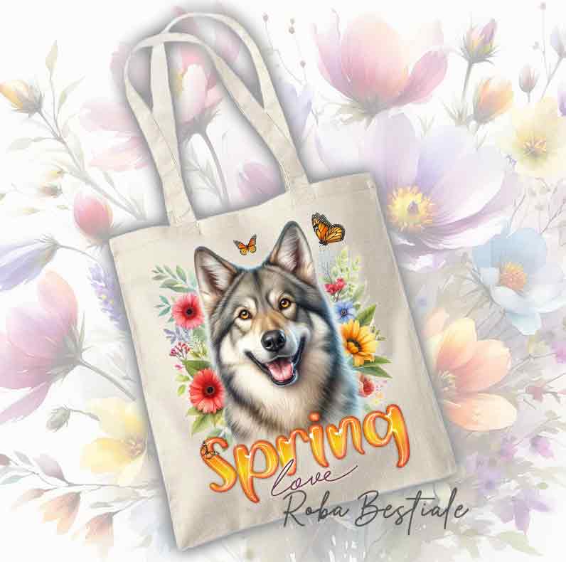 Shopper SPRING LOVE - CANE LUPO CECOSLOVACCO