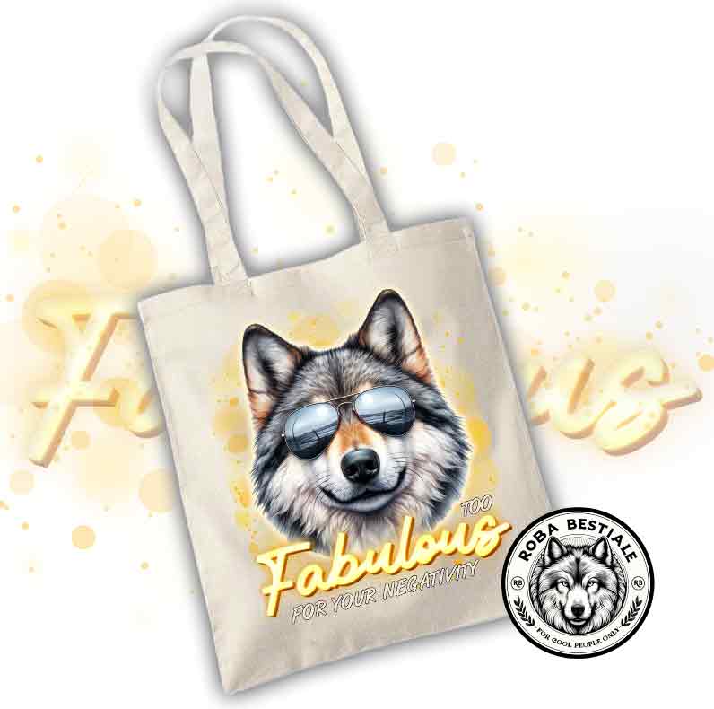 Shopper TOO FABULOUS - CANE LUPO CECOSLOVACCO