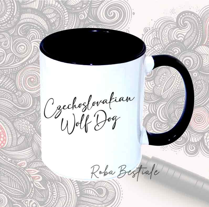 Tazza DOODLE - CANE LUPO CECOSLOVACCO