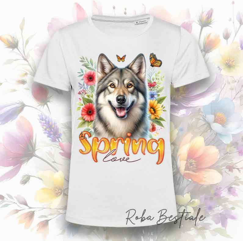 T-Shirt SPRING LOVE - CANE LUPO CECOSLOVACCO