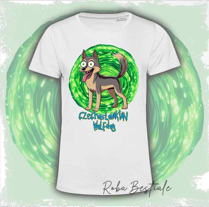 T-Shirt RICK & MORTY - CANE LUPO CECOSLOVACCO