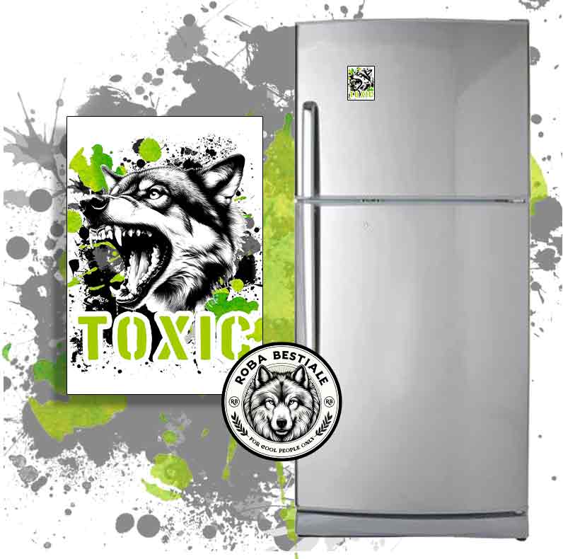 Magnete TOXIC - CANE LUPO CECOSLOVACCO