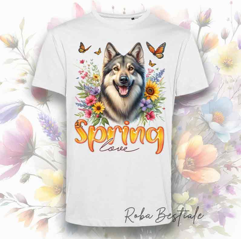 T-Shirt SPRING LOVE - CANE LUPO DI SAARLOOS