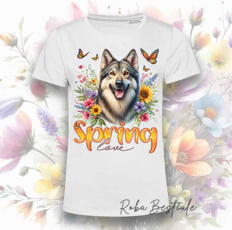 T-Shirt SPRING LOVE - CANE LUPO DI SAARLOOS