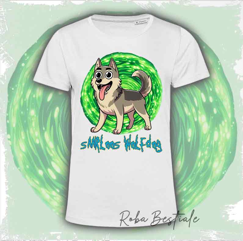 T-Shirt RICK & MORTY - CANE LUPO DI SAARLOOS