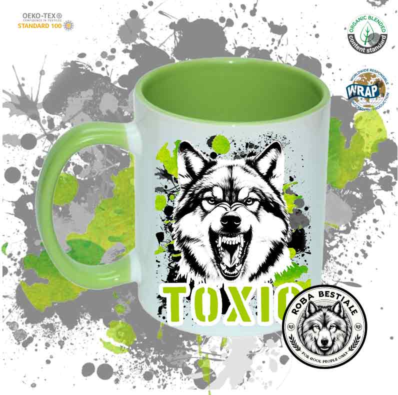 TOXIC mug - SAARLOOS WOLF DOG
