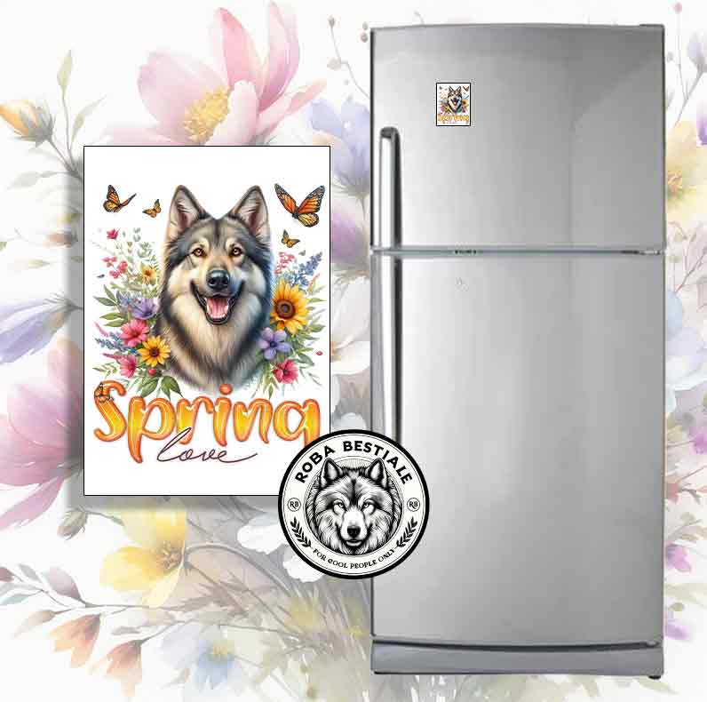 Magnete SPRING LOVE - CANE LUPO DI SAARLOOS