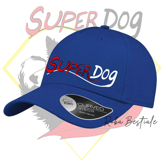 Cappellino SUPERDOG - 100% Cotone - Blue Navy o Blue Royal
