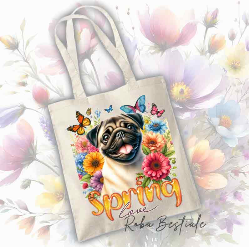 Shopper SPRING LOVE - PUG