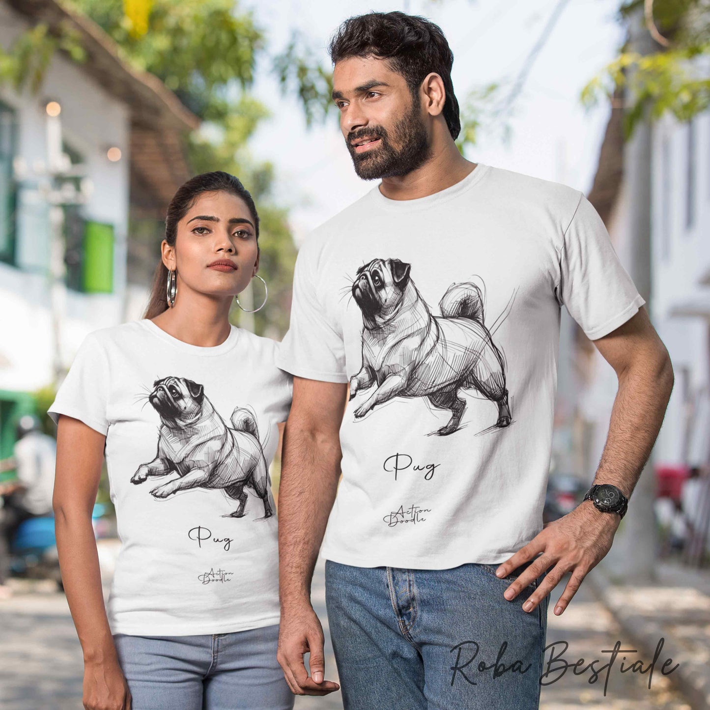 DOODLE T-Shirt - BOSTON TERRIER