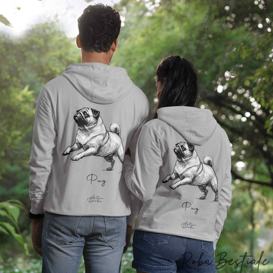 Felpa ACTION DOODLE - CARLINO 1 - Unisex - Grigia - dalla XS alla 3XL