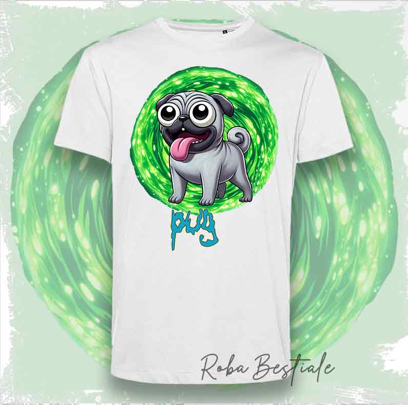 T-Shirt RICK & MORTY - CARLINO Argento