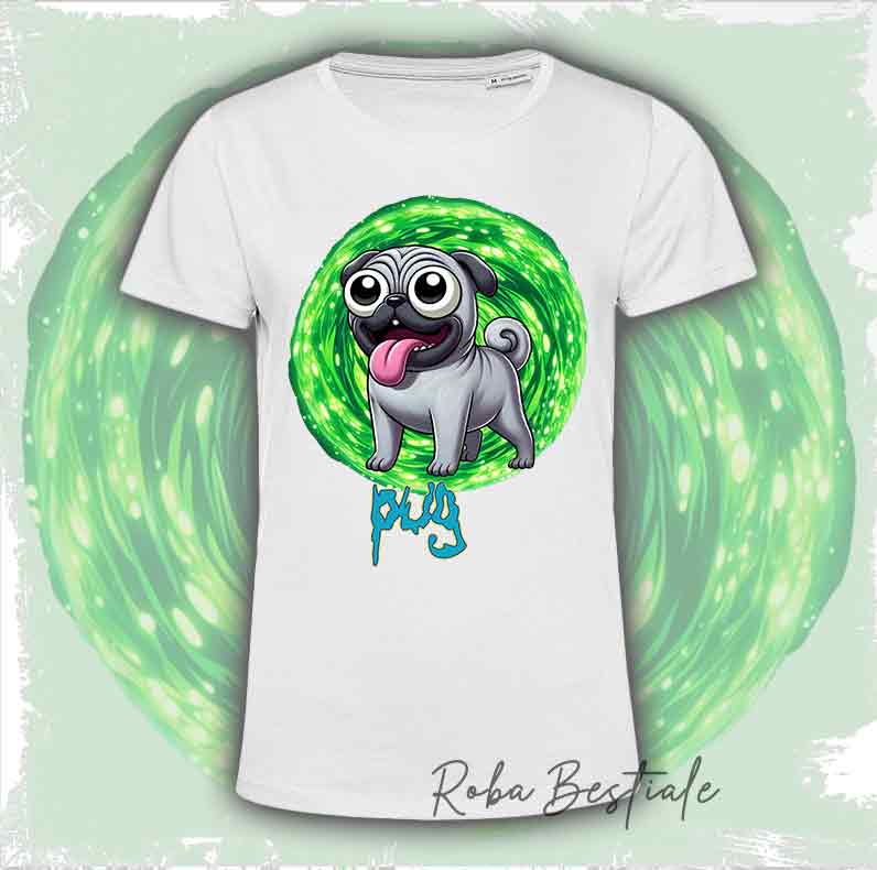 T-Shirt RICK & MORTY - CARLINO Argento