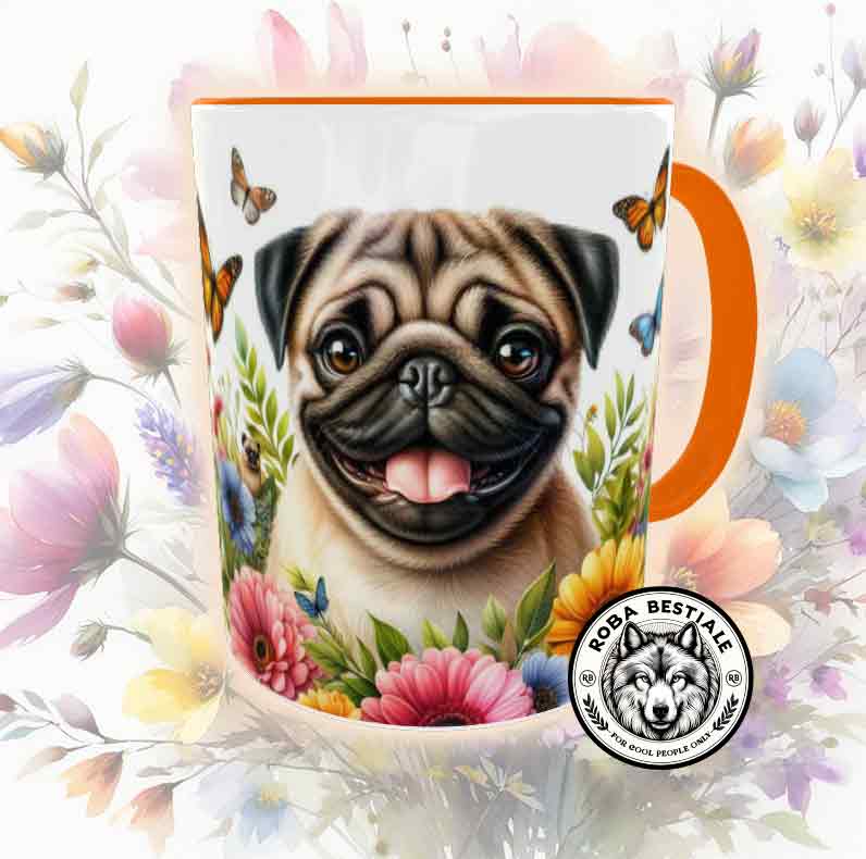 SPRING LOVE Mug - Pug Fawn