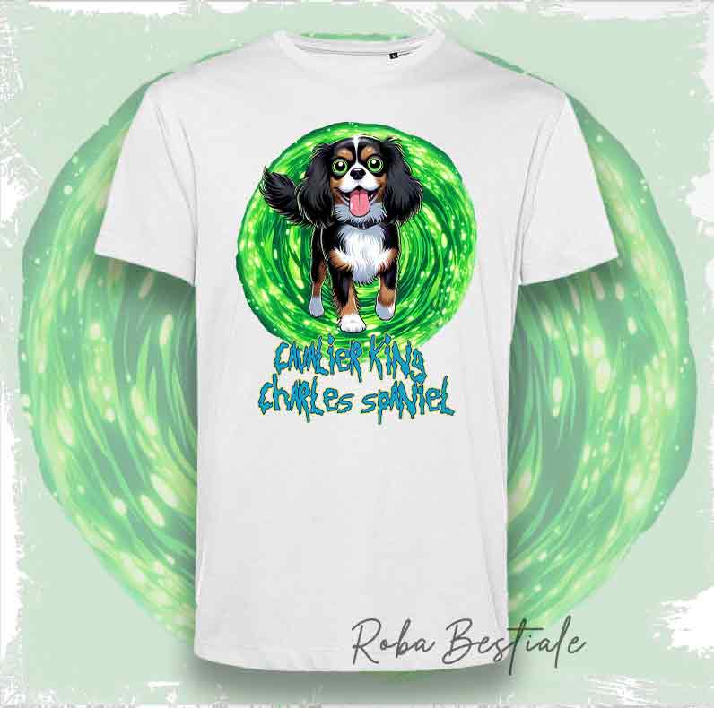 RICK & MORTY T-Shirt - CAVALIER KING CHARLES SPANIEL