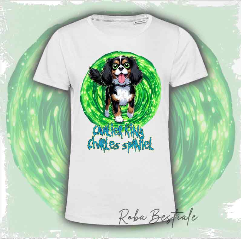 RICK & MORTY T-Shirt - CAVALIER KING CHARLES SPANIEL