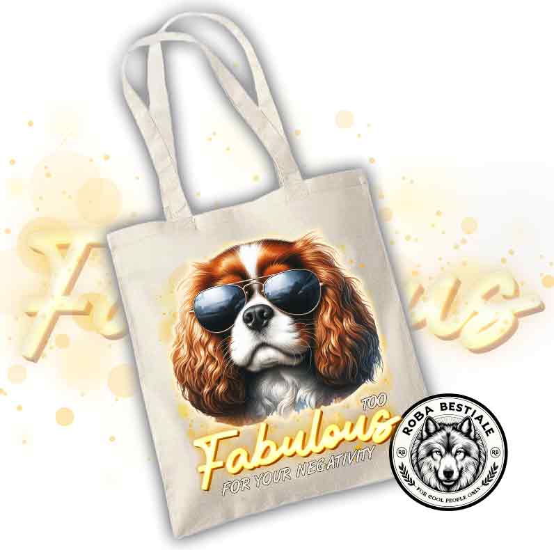 TOO FABULOUS Shopper - CAVALIER KING Charles Spaniel