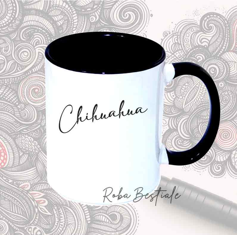 DOODLE Mug - Long Haired CHIHUAHUA