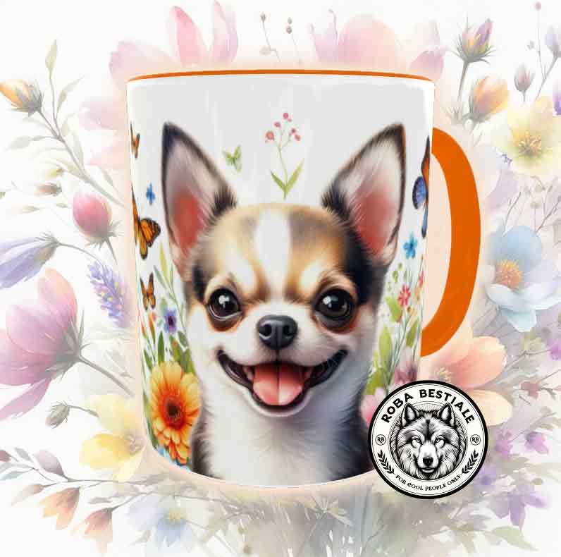 Tazza SPRING LOVE - CHIHUAHUA a Pelo Corto