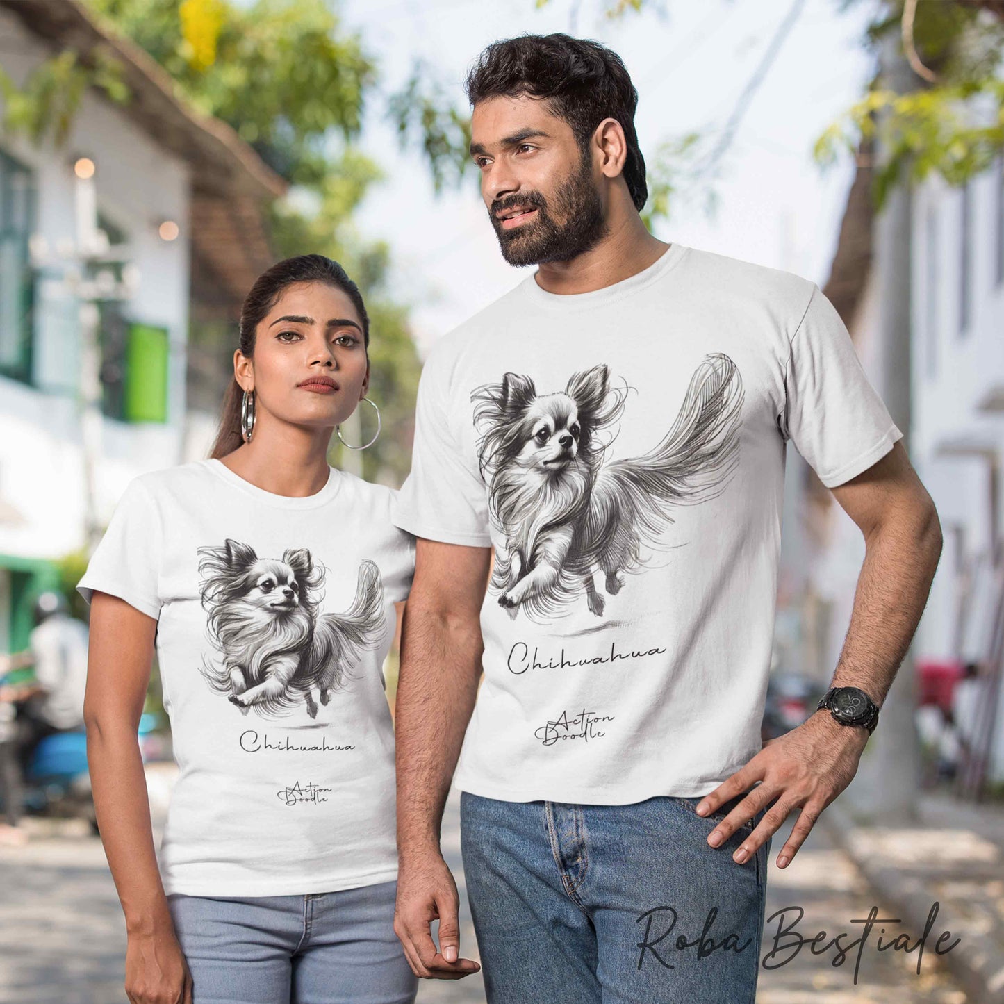 DOODLE T-Shirt - BOSTON TERRIER